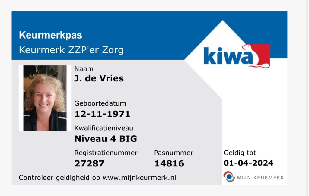 Kiwa keurmerkpas